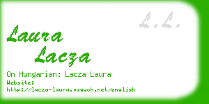 laura lacza business card